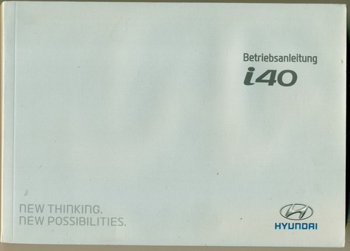 Hyundai i40 betriebsanleitung - i40,